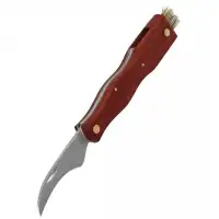 Nóż do grzybów Herbertz Solingen Brown Wood, Satin