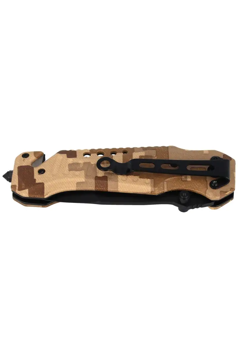 Nóż ratowniczy Puma Solingen Camo Aluminium, Black