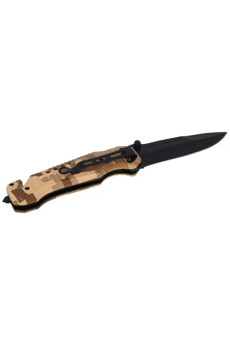 Nóż ratowniczy Puma Solingen Camo Aluminium, Black