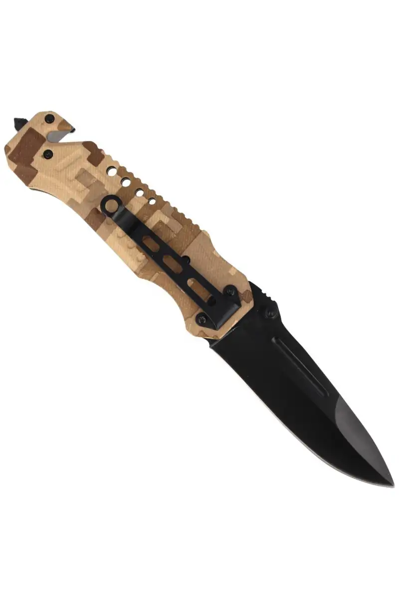 Nóż ratowniczy Puma Solingen Camo Aluminium, Black