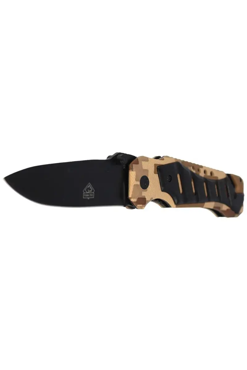 Nóż ratowniczy Puma Solingen Camo Aluminium, Black