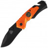 Nóż ratowniczy Puma Solingen Black / Orange Alumin