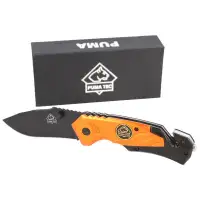 Nóż ratowniczy Puma Solingen Black / Orange Alumin