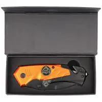 Nóż ratowniczy Puma Solingen Black / Orange Alumin