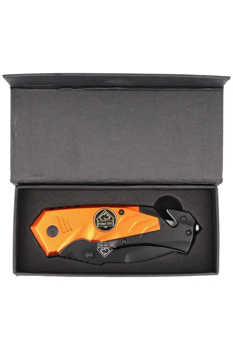 Nóż ratowniczy Puma Solingen Black / Orange Alumin