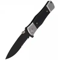 Nóż Herbertz Solingen Italian Stiletto Style Black