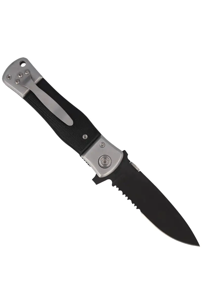 Nóż Herbertz Solingen Italian Stiletto Style Black