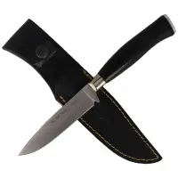 Nóż Muela Hidden Tang Black Micarta, Satin 1.4116
