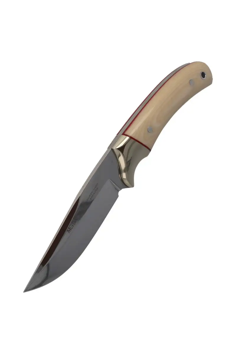Nóż Muela Full Tang Beige Micarta, Mirror 1.4116 (