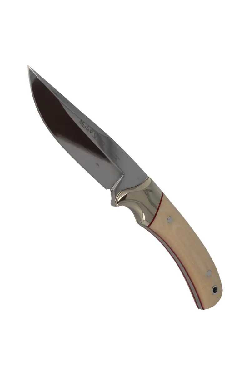 Nóż Muela Full Tang Beige Micarta, Mirror 1.4116 (