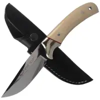 Nóż Muela Full Tang Beige Micarta, Mirror 1.4116 (
