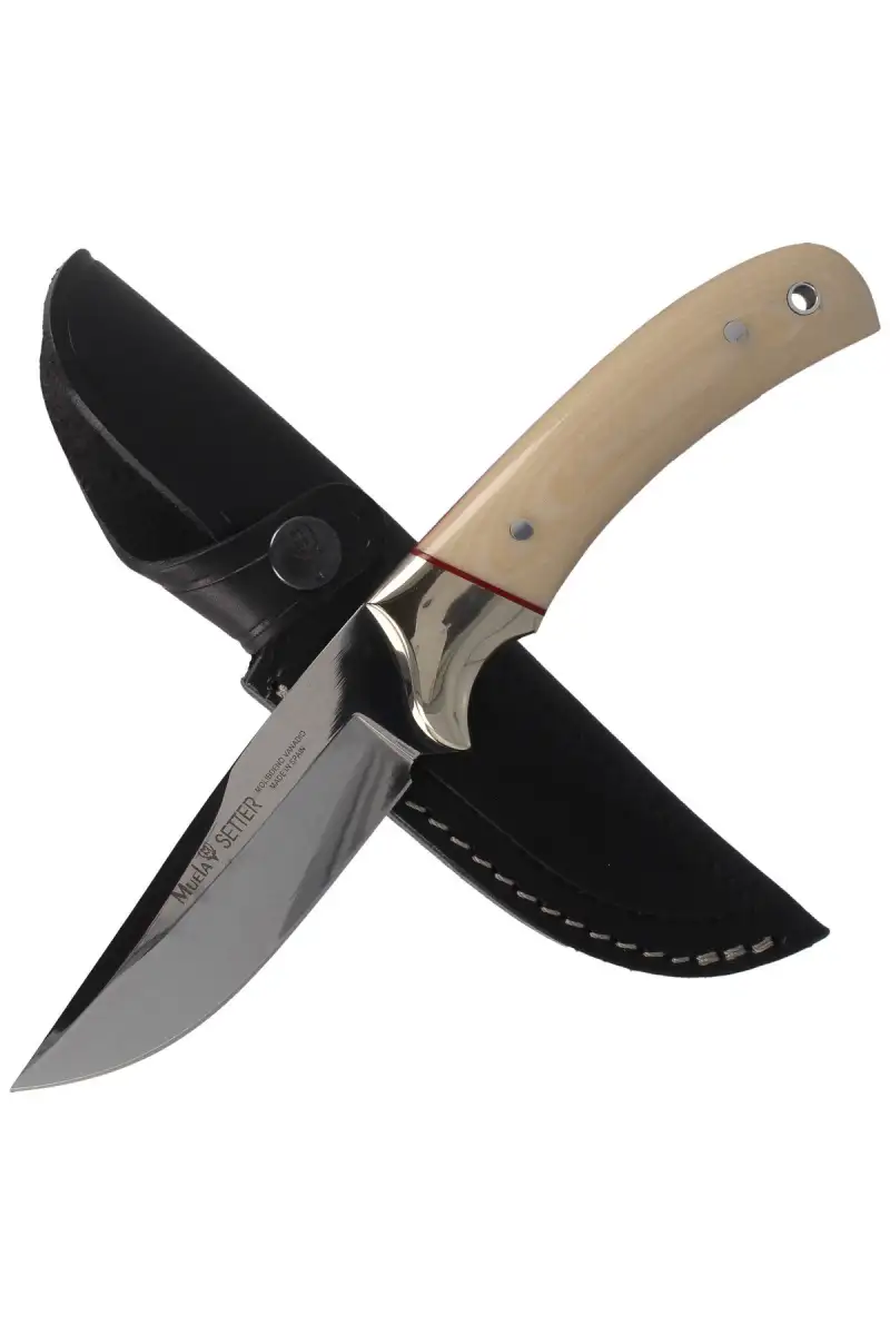 Nóż Muela Full Tang Beige Micarta, Mirror 1.4116 (