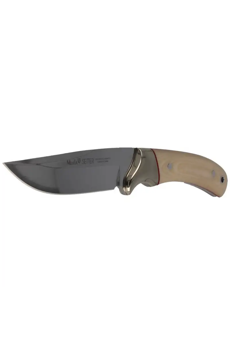 Nóż Muela Full Tang Beige Micarta, Mirror 1.4116 (