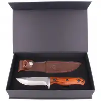 Nóż myśliwski Puma Solingen Pakka Wood, Satin (565