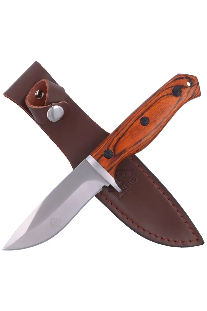 Nóż myśliwski Puma Solingen Pakka Wood, Satin (565