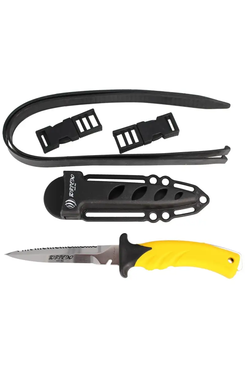 Nóż nurkowy MAC Coltellerie 115mm (TORPEDO 11 YELL