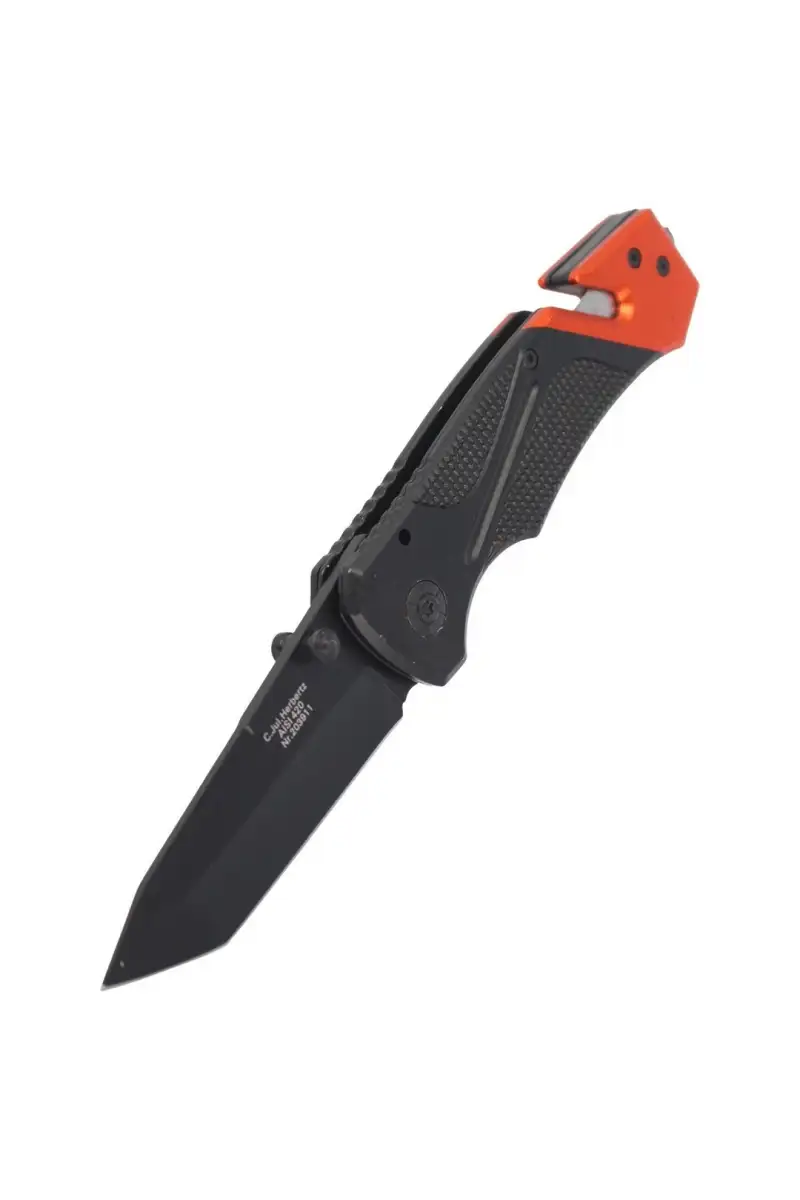 Nóż ratowniczy Herbertz Solingen Black / Red Alumi
