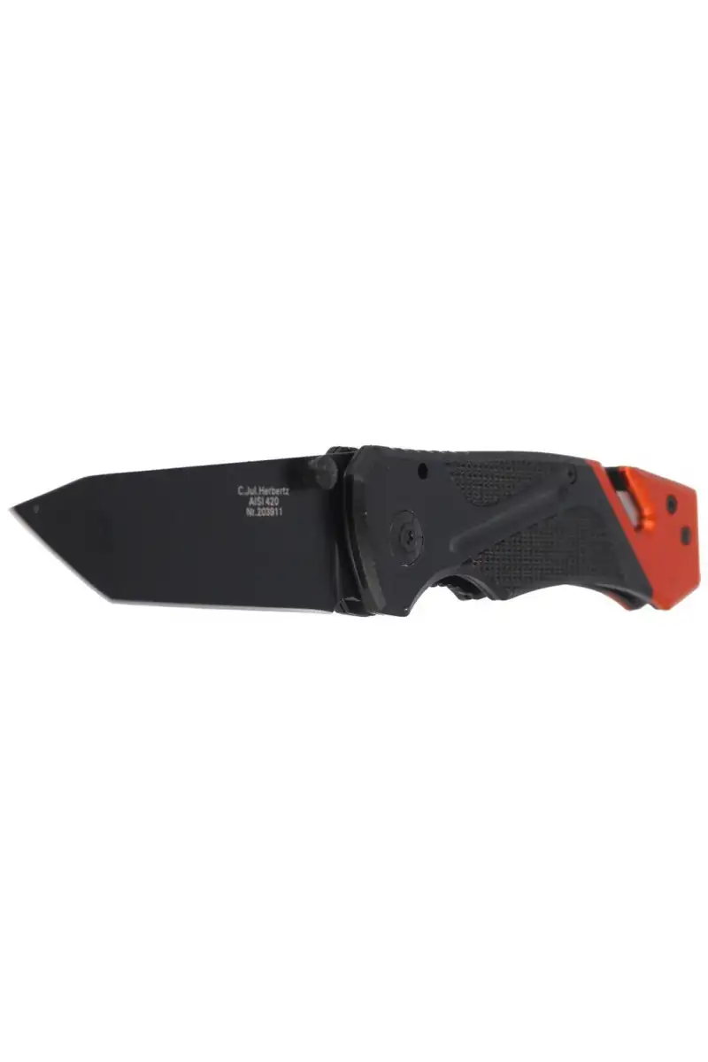 Nóż ratowniczy Herbertz Solingen Black / Red Alumi