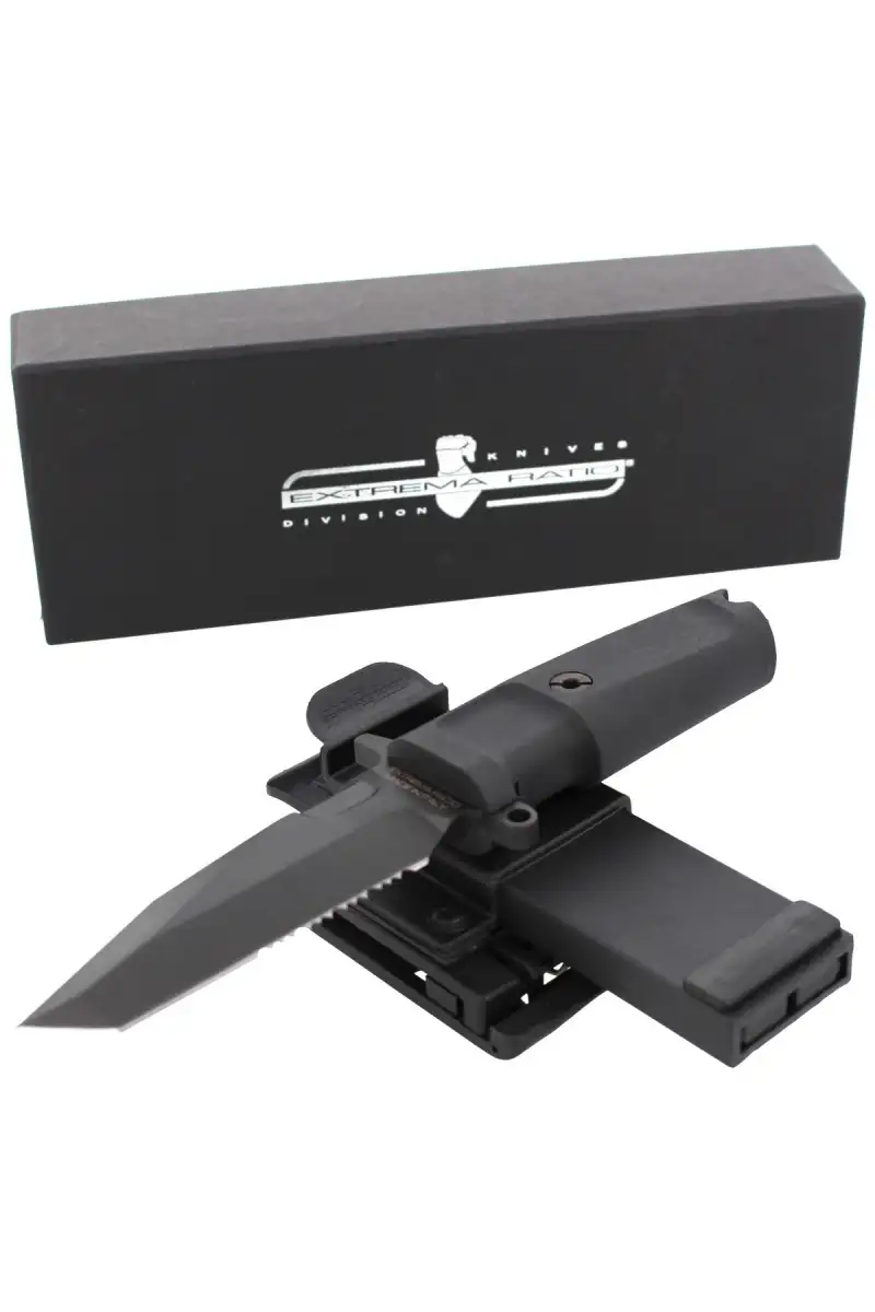 Nóż Extrema Ratio Fulcrum C Black Forprene, Black