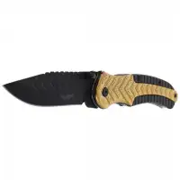 Nóż Herbertz Solingen Hit Black-Gold Drop Point Fo