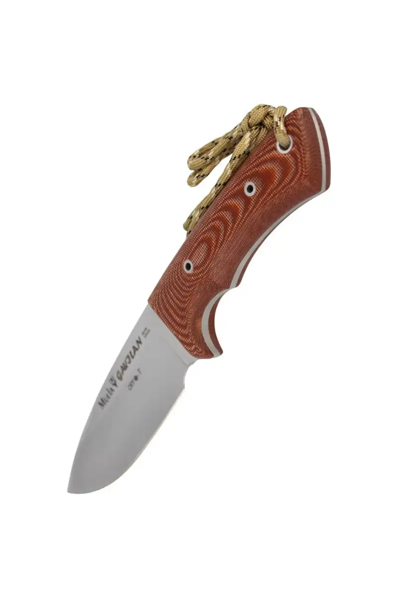Nóż Muela Full Tang Brown Micarta, Satin 1.4116 CR