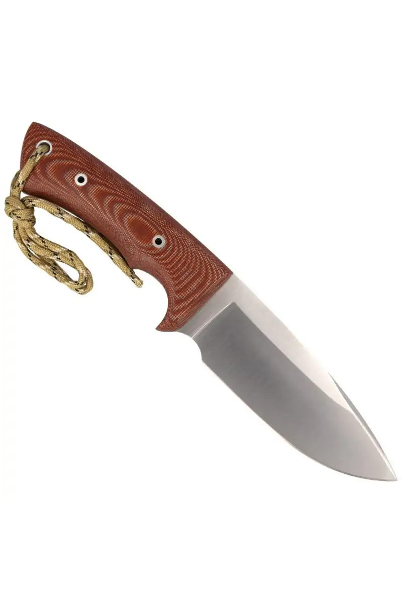 Nóż Muela Full Tang Brown Micarta, Satin 1.4116 CR