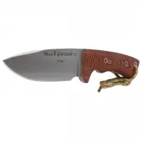 Nóż Muela Full Tang Brown Micarta, Satin 1.4116 CR