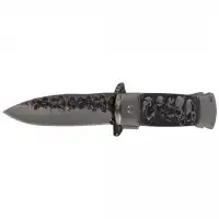 Nóż Herbertz Solingen Skull Italian Stiletto Style