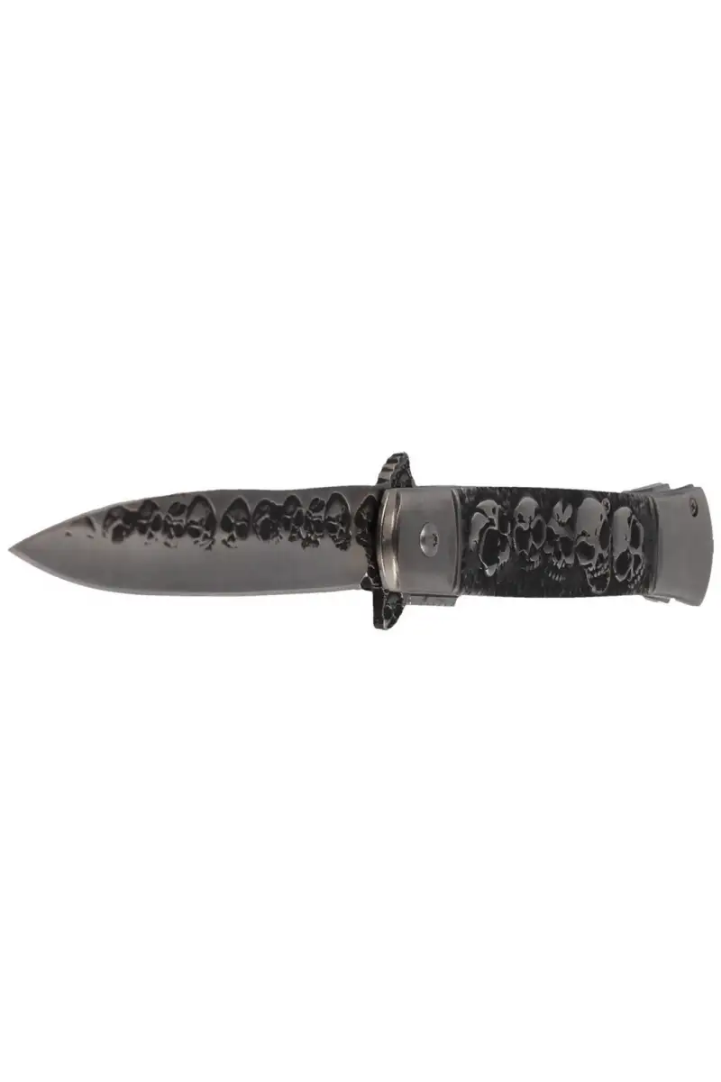 Nóż Herbertz Solingen Skull Italian Stiletto Style