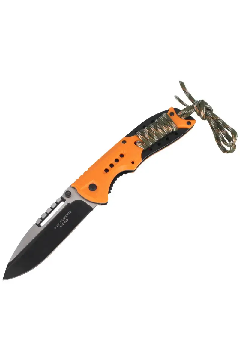 Nóż Herbertz Solingen Hit Orange Drop Point 97mm (