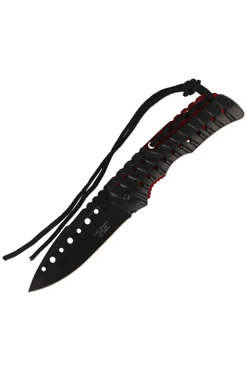 Nóż Herbertz Solingen Hit Black Polimer, Black Bla