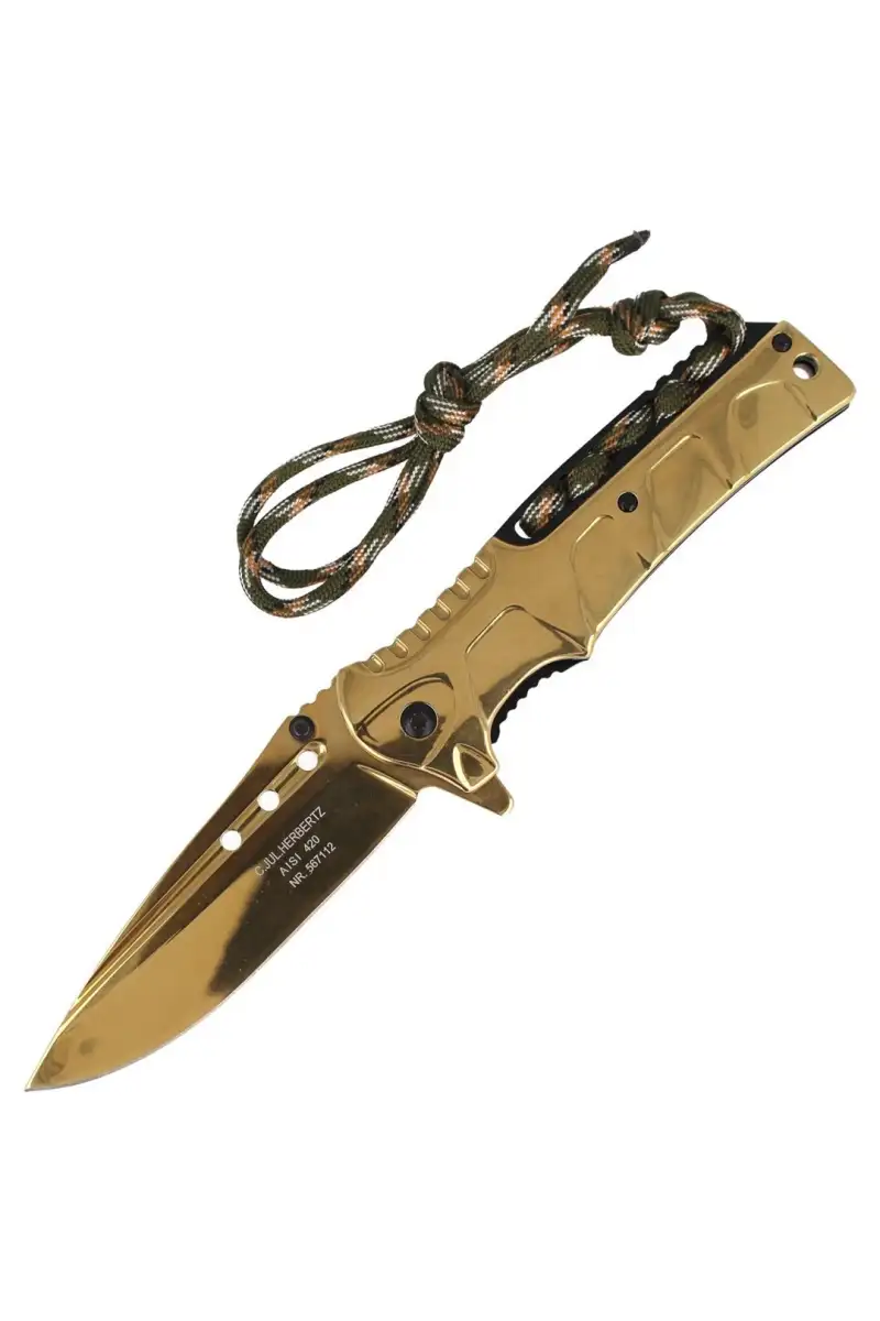 Nóż Herbertz Solingen Golden Drop Point Folder (56