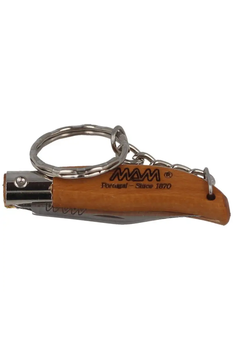 Nóż brelok MAM Iberica Mini, Light Beech Wood 45mm