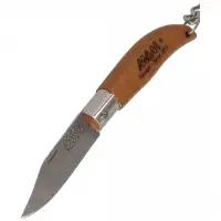 Nóż brelok MAM Iberica Mini, Light Beech Wood 45mm