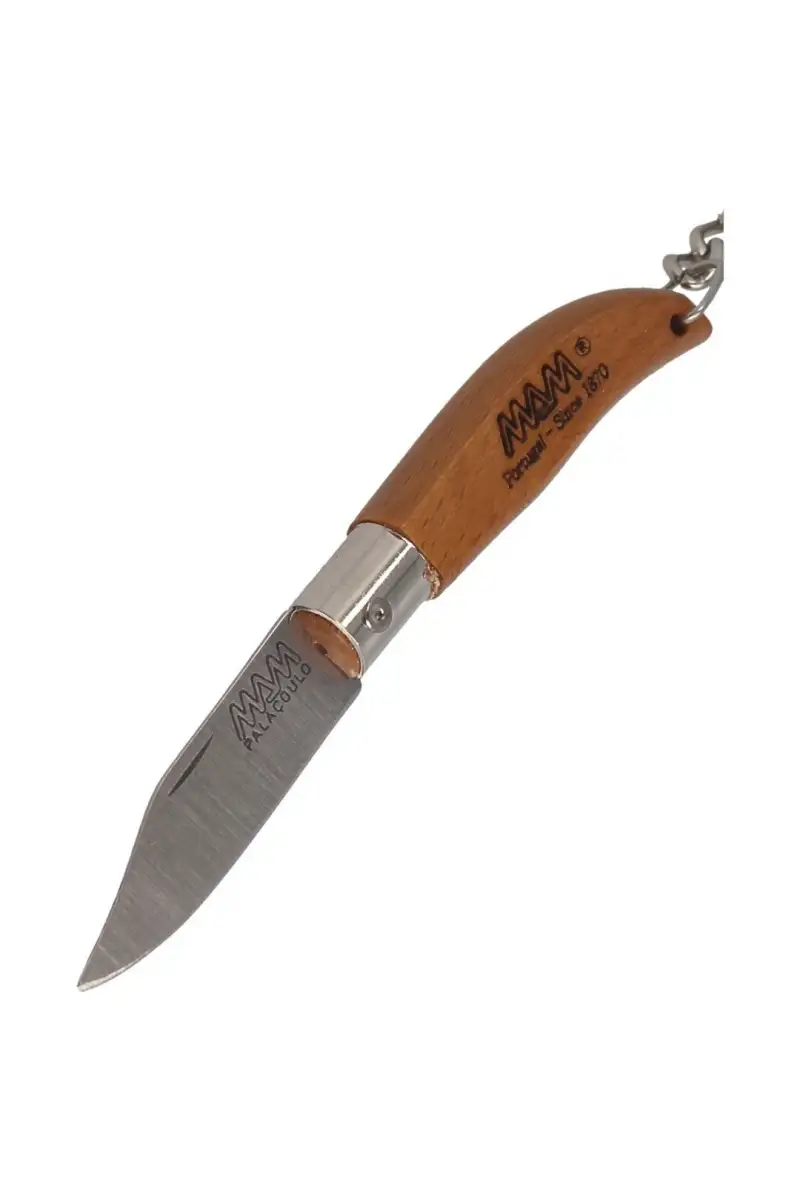 Nóż brelok MAM Iberica Mini, Light Beech Wood 45mm