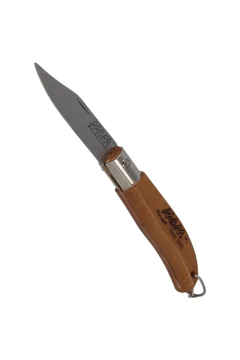 Nóż brelok MAM Iberica Mini, Light Beech Wood 45mm