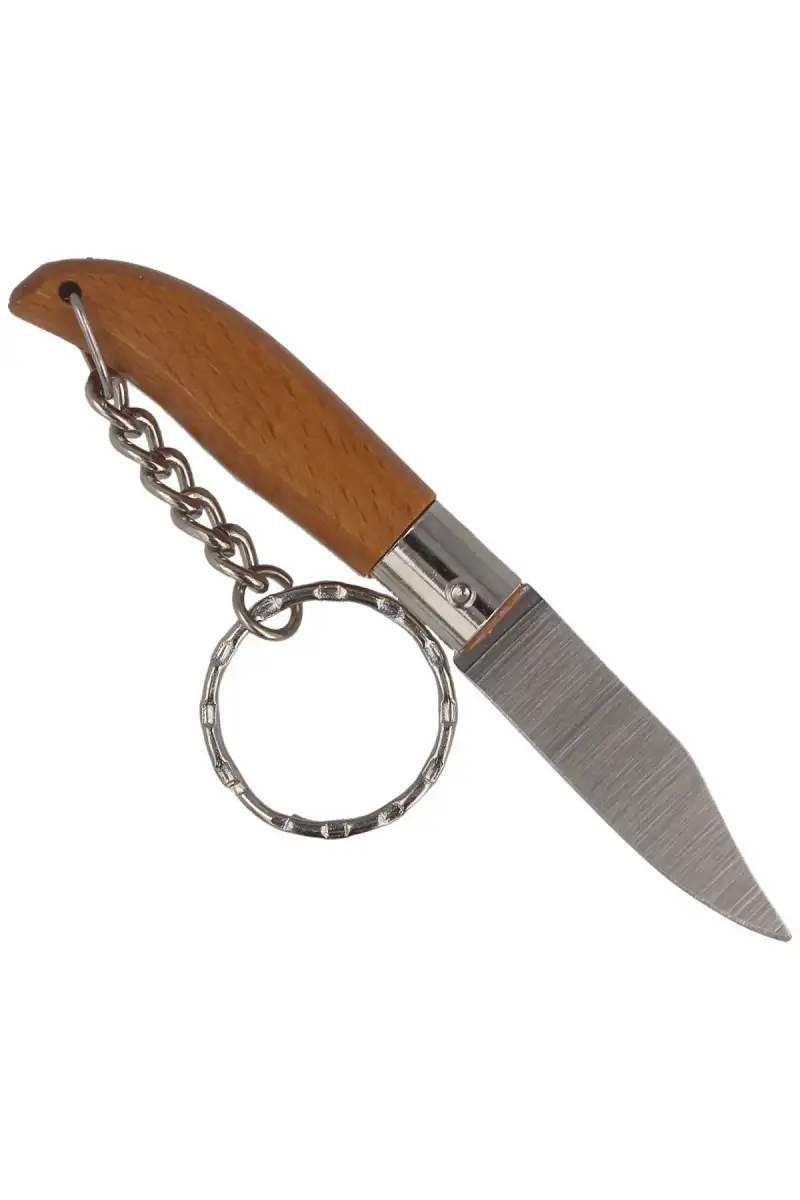Nóż brelok MAM Iberica Mini, Light Beech Wood 45mm