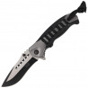 Nóż Herbertz Solingen Hit Black-Grey Drop Point 90