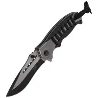Nóż Herbertz Solingen Hit Black-Grey Drop Point 90