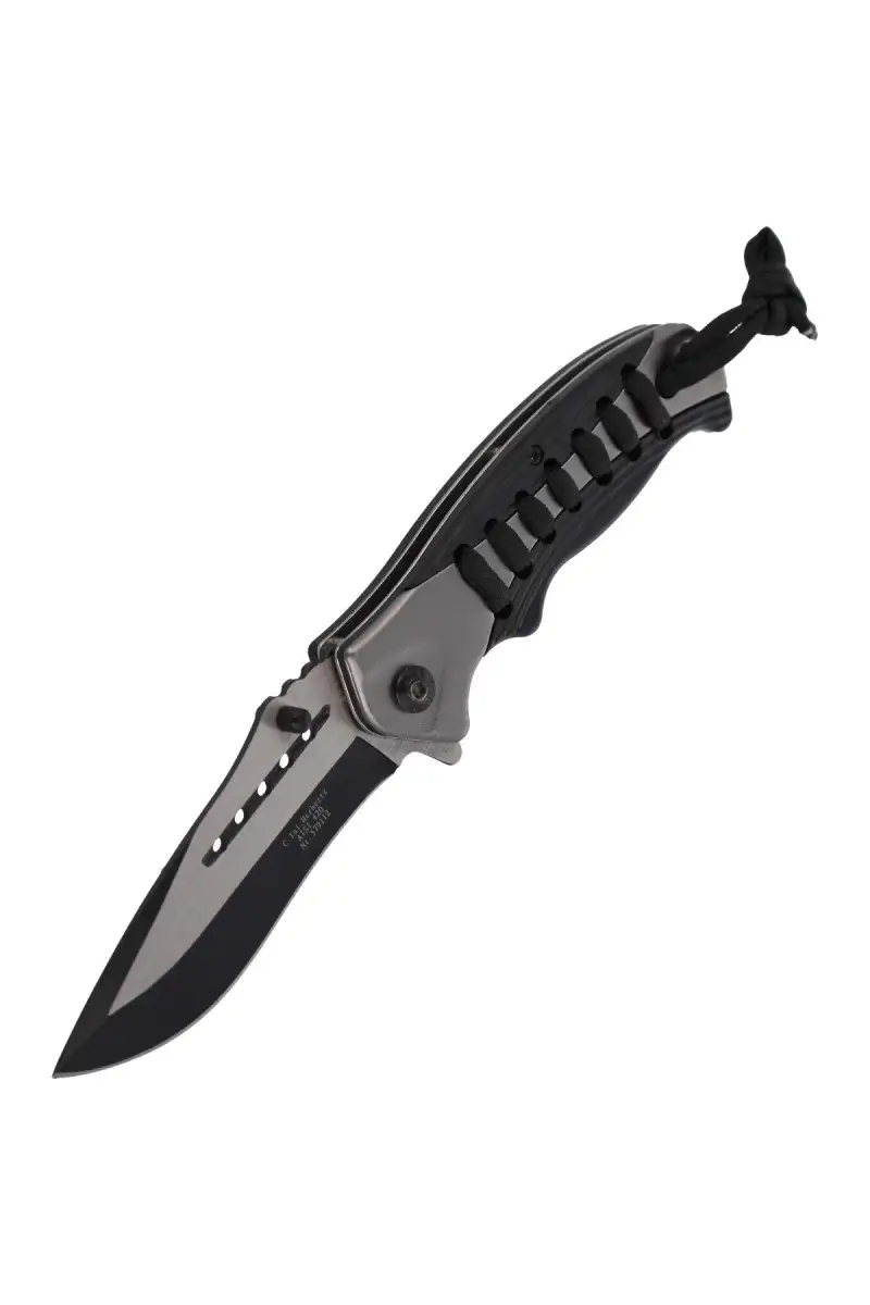 Nóż Herbertz Solingen Hit Black-Grey Drop Point 90