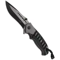 Nóż Herbertz Solingen Hit Black-Grey Drop Point 90