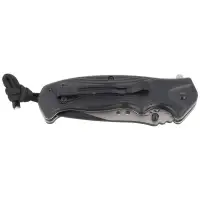 Nóż Herbertz Solingen Hit Black-Grey Drop Point 90