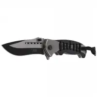 Nóż Herbertz Solingen Hit Black-Grey Drop Point 90