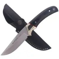 Nóż Muela Full Tang Black Micarta, Satin 1.4116 (S