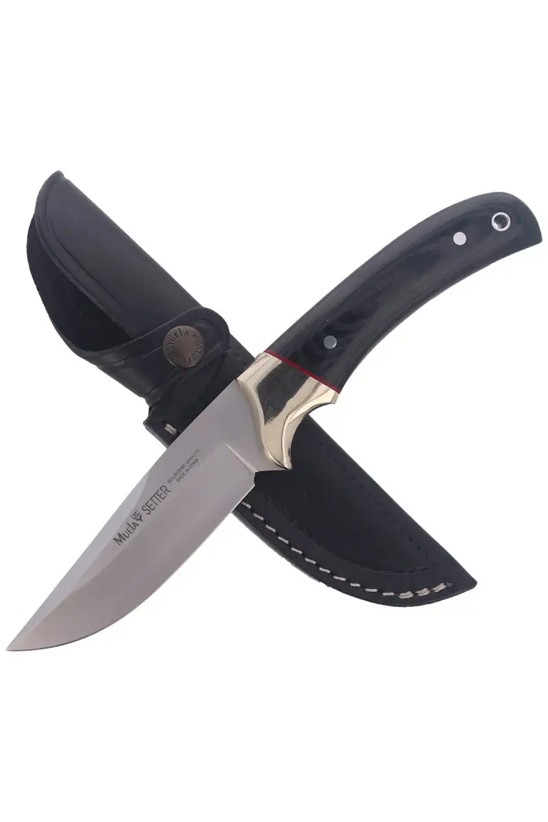 Nóż Muela Full Tang Black Micarta, Satin 1.4116 (S
