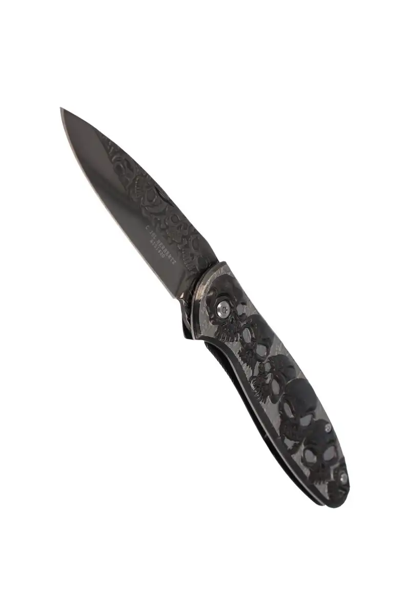 Nóż Herbertz Solingen Skulls Stainless, Titanium C