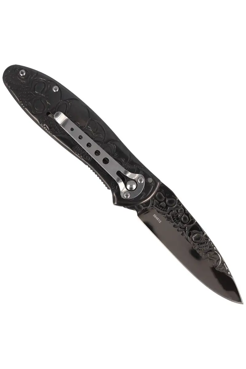 Nóż Herbertz Solingen Skulls Stainless, Titanium C