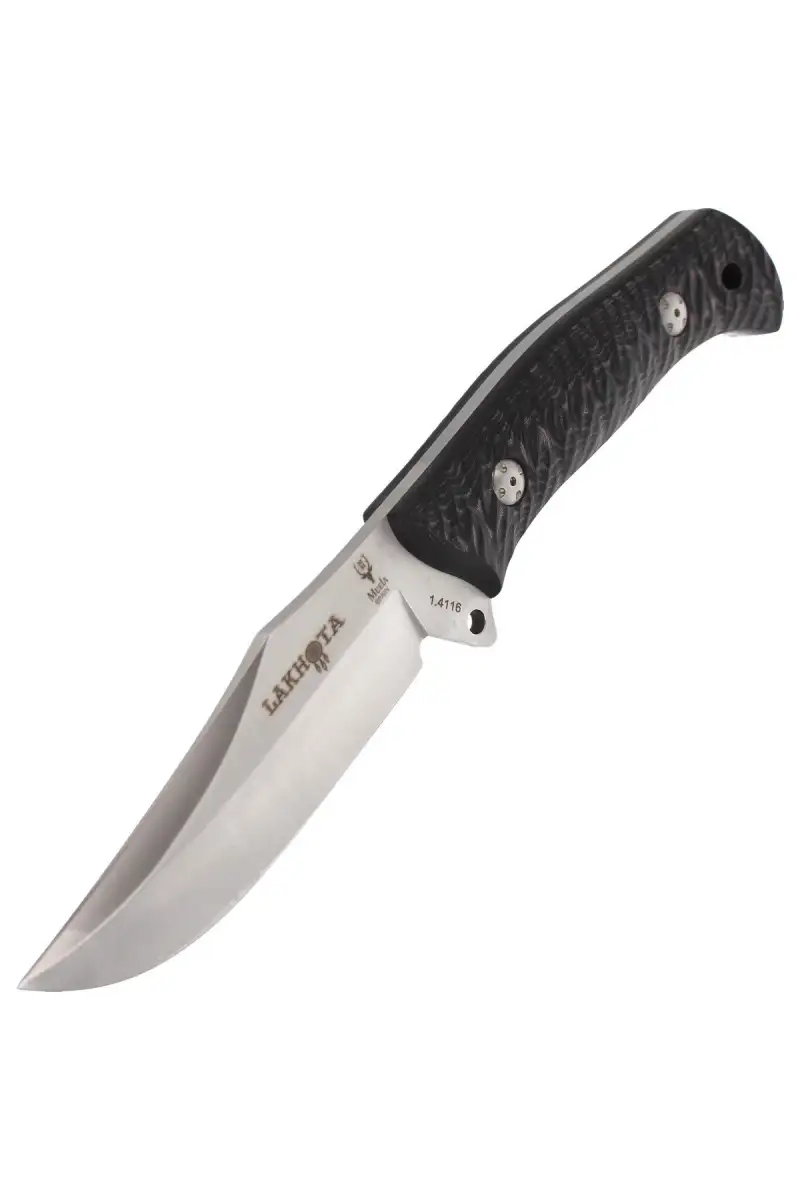 Nóż Muela Full Tang Black Micarta, Satin 1.4116 (L