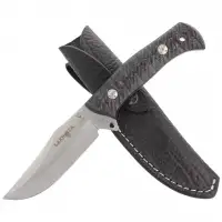Nóż Muela Full Tang Black Micarta, Satin 1.4116 (L