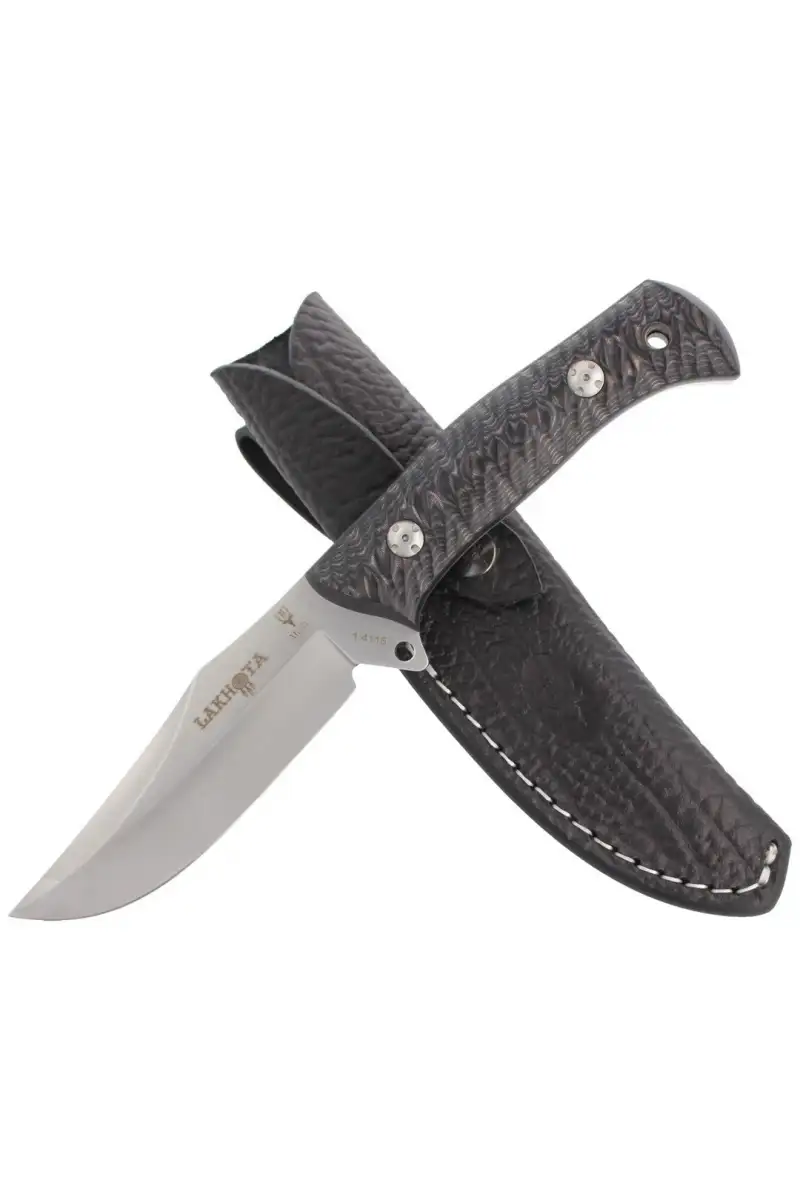 Nóż Muela Full Tang Black Micarta, Satin 1.4116 (L